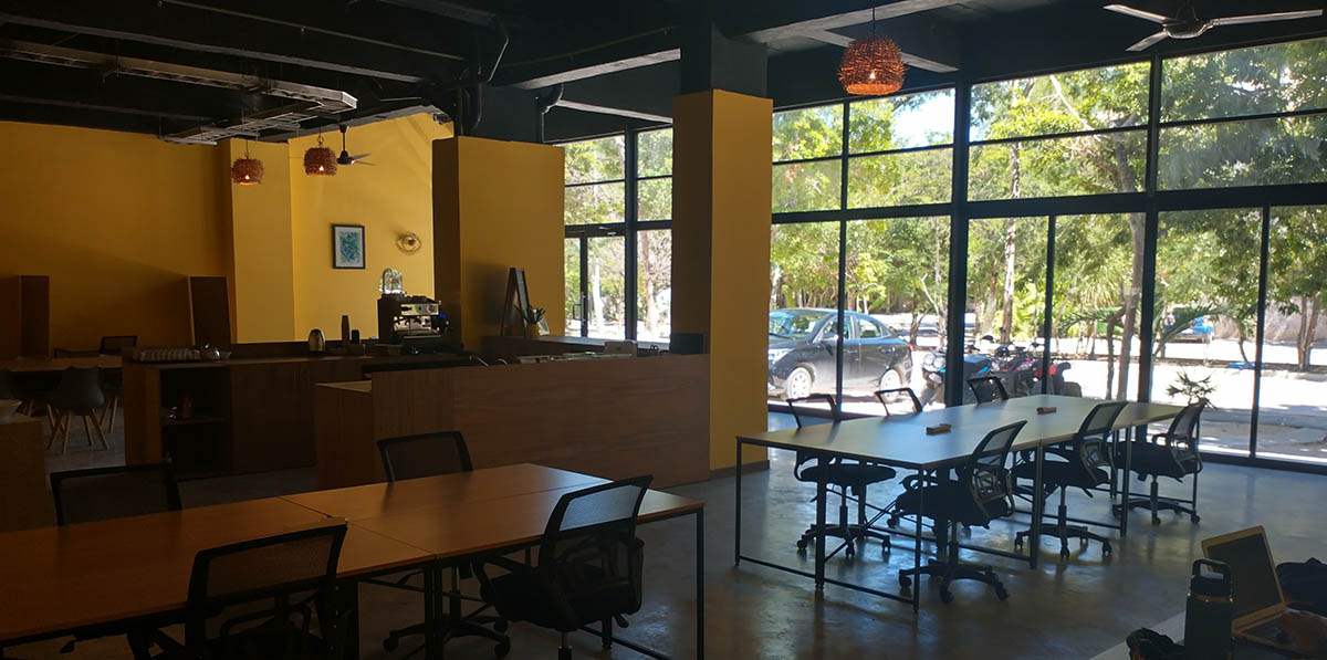 Working remotely from Tulum